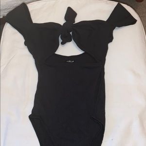 urban outfitters black bodysuit